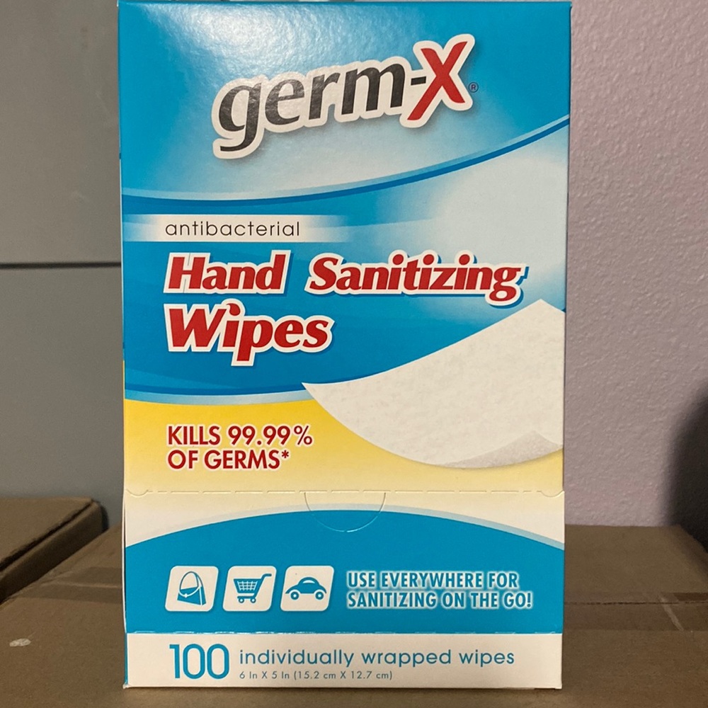 Antibacterial hand wipes 🧻